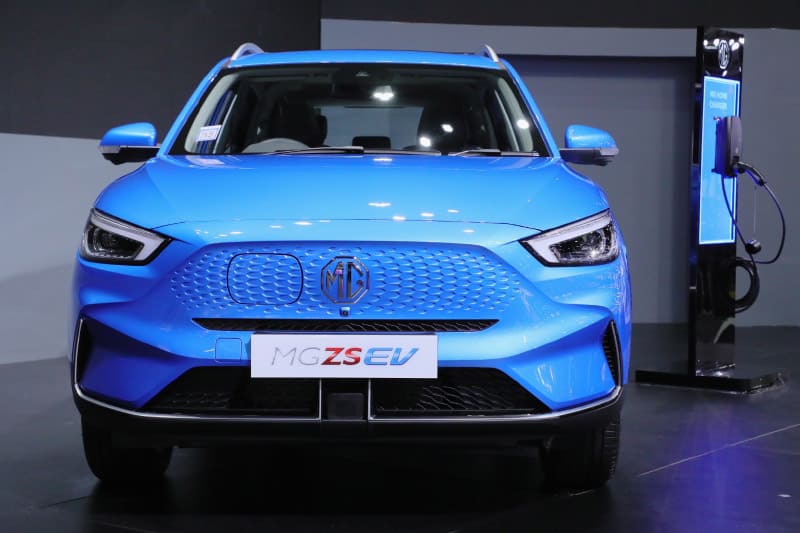 MG EV delivery Motor Show 2022