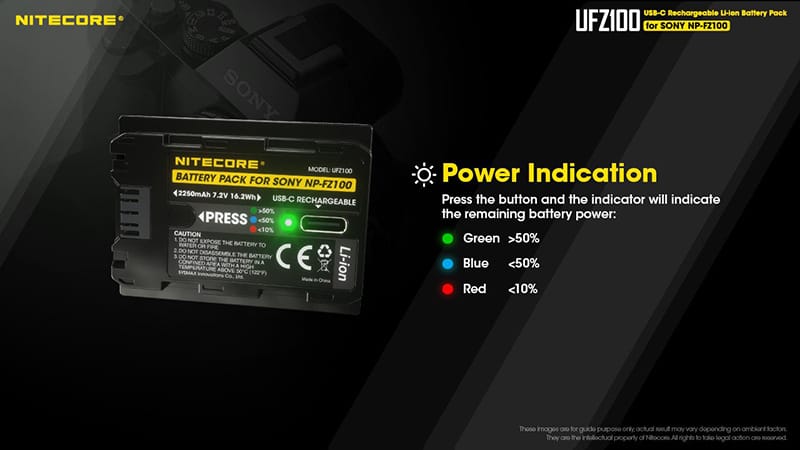 Nitecores launch new Sony Camera battery with USB-C internal charging