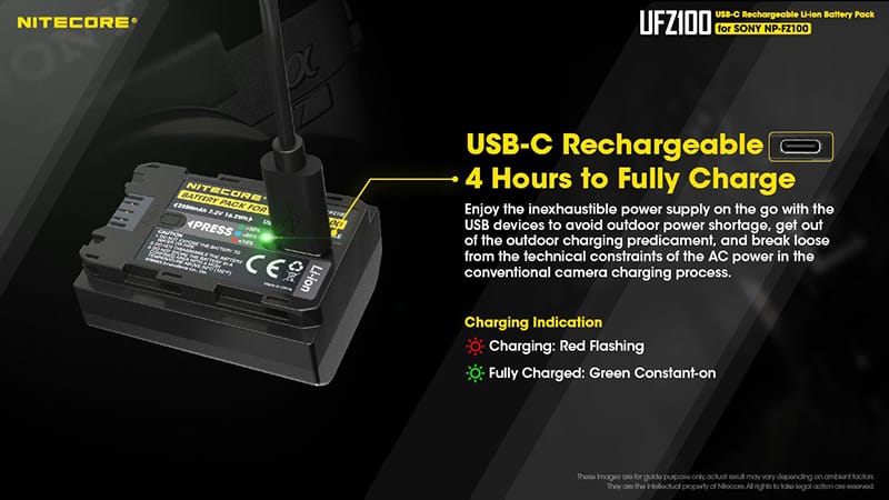 Nitecores launch new Sony Camera battery with USB-C internal charging