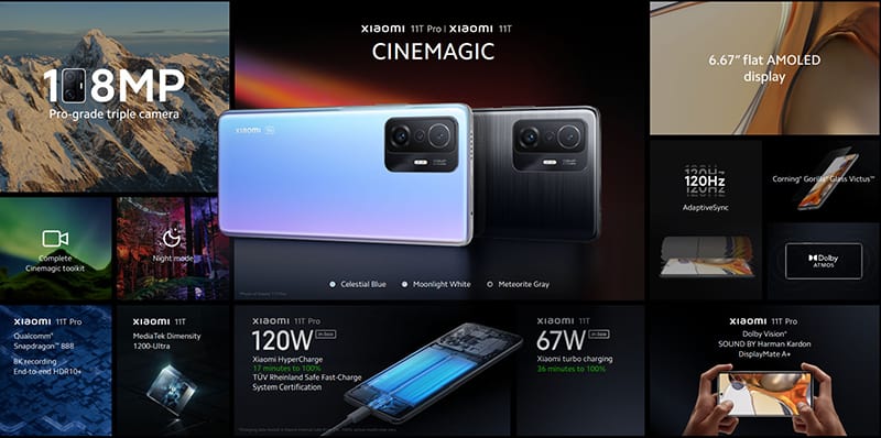 Xiaomi 11T series promotion