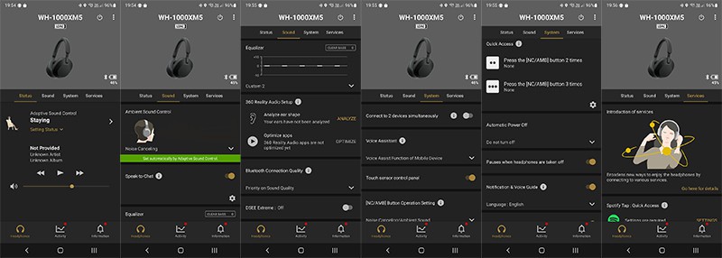 Review Sony WH-1000XM5 wireless headphones with intelligent ANC