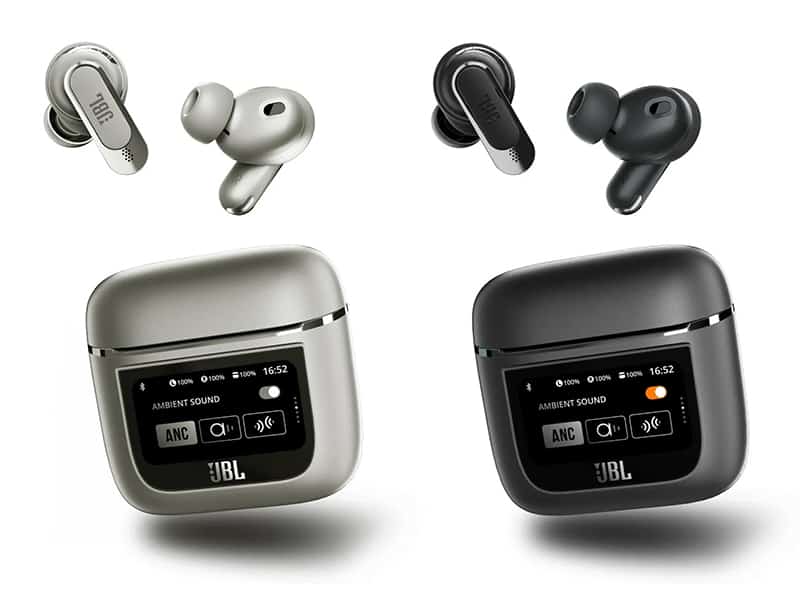 JBL introduce new TWS earbud with built-in touchscreen display on charging case