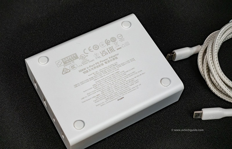 Review Belkin Boost Charge Pro 4 port GaN charger 108W
