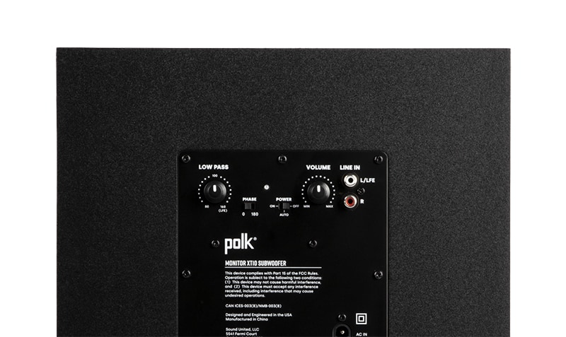Polk Audio launches new Monitor XT10 subwoofer