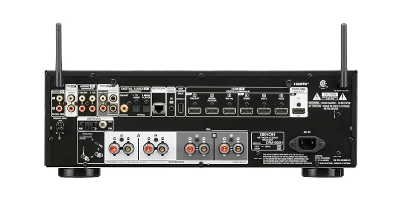 Denon new DRA-900H stereo receiver and hi-res streaming launched
