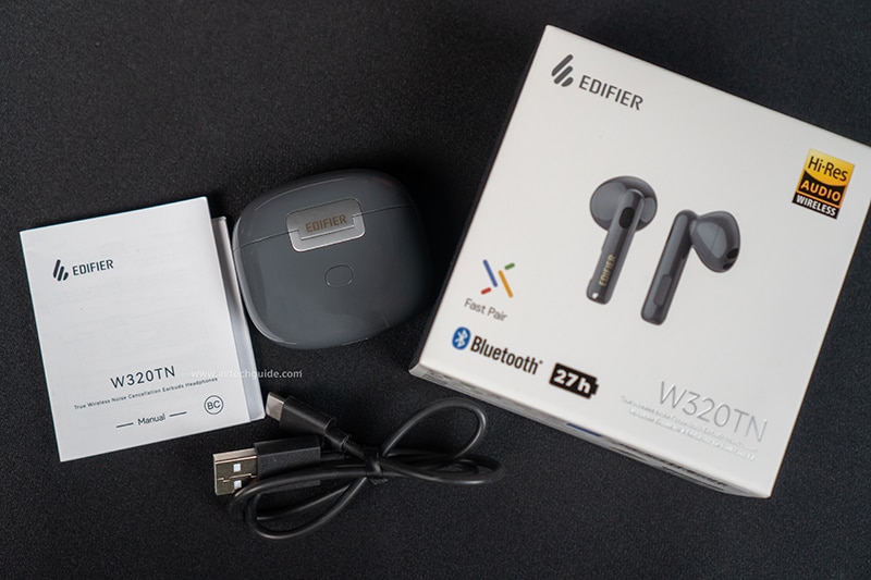 Review Edifier W320TN Hi-Res ANC TWS Earbuds