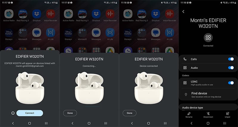 Review Edifier W320TN Hi-Res ANC TWS Earbuds