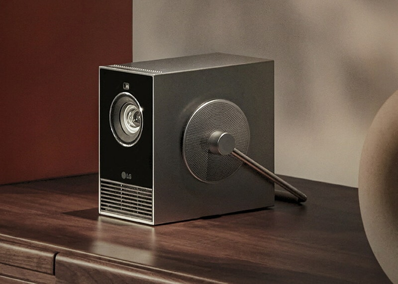LG new CineBeam Qube HU710PB laser projector introduced with sleek design