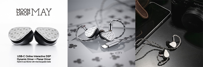Moondrop May Brand New Dual-Driver Hybrid IEM with Interchangeable Cable launched