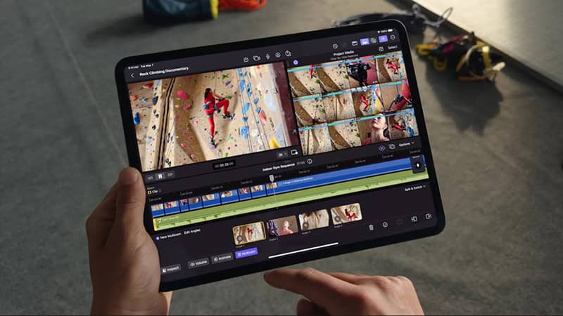 New version Final Cut Pro adds live multi-camera recording on iPad and AI on Mac