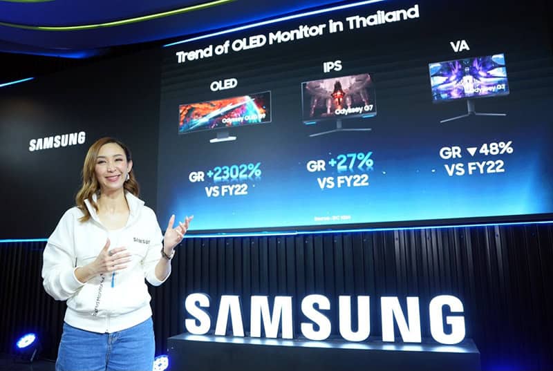 Samsung launch 3 news OLED Monitors Series in Thailand