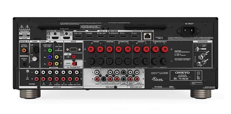 Onkyo launch new TX-RZ30 9.2 Channel AV Receiver includes Dirac Live, Dolby Atmos, THX Certification