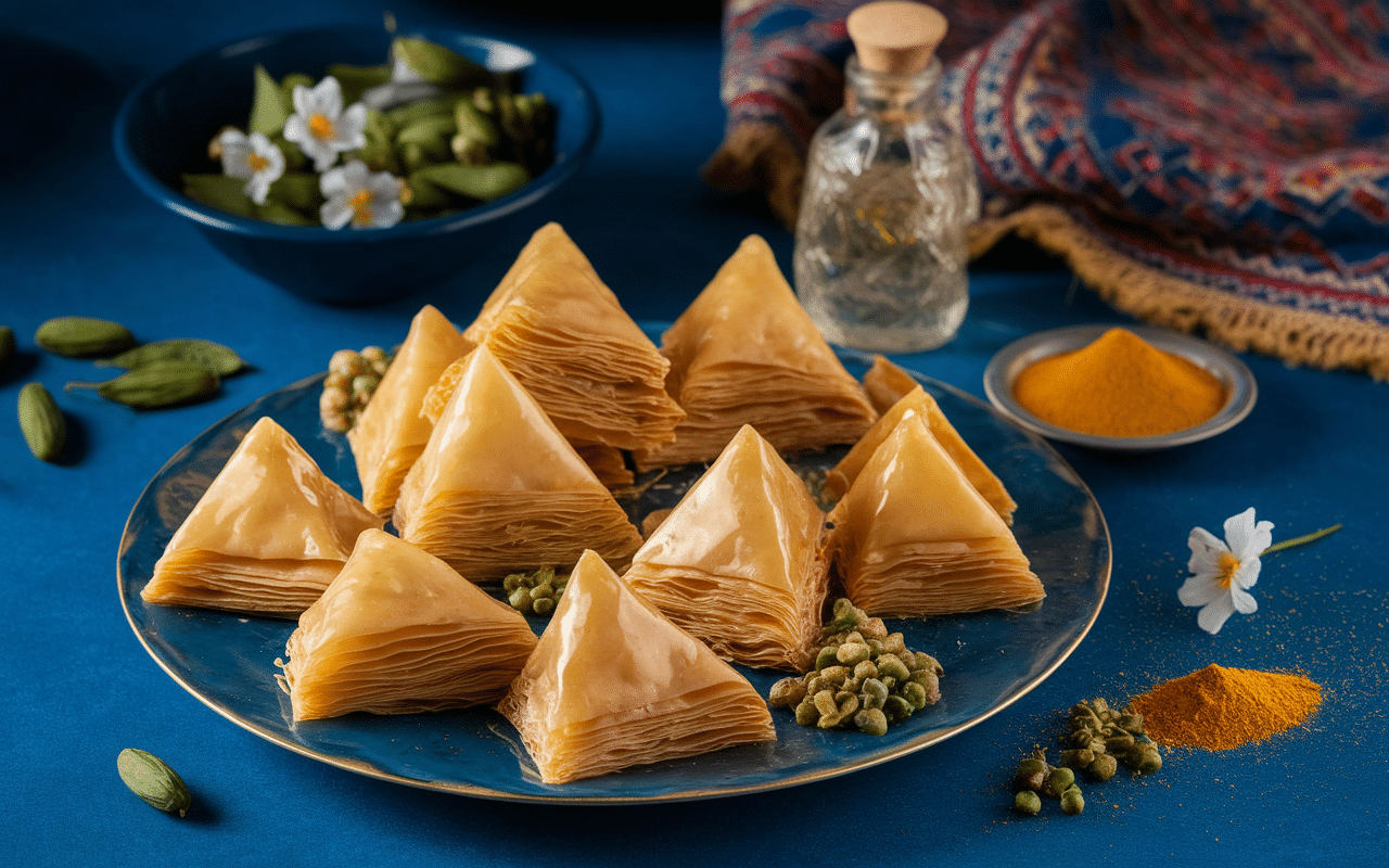 Baklava origine déclinaisons pays pistaches amandes