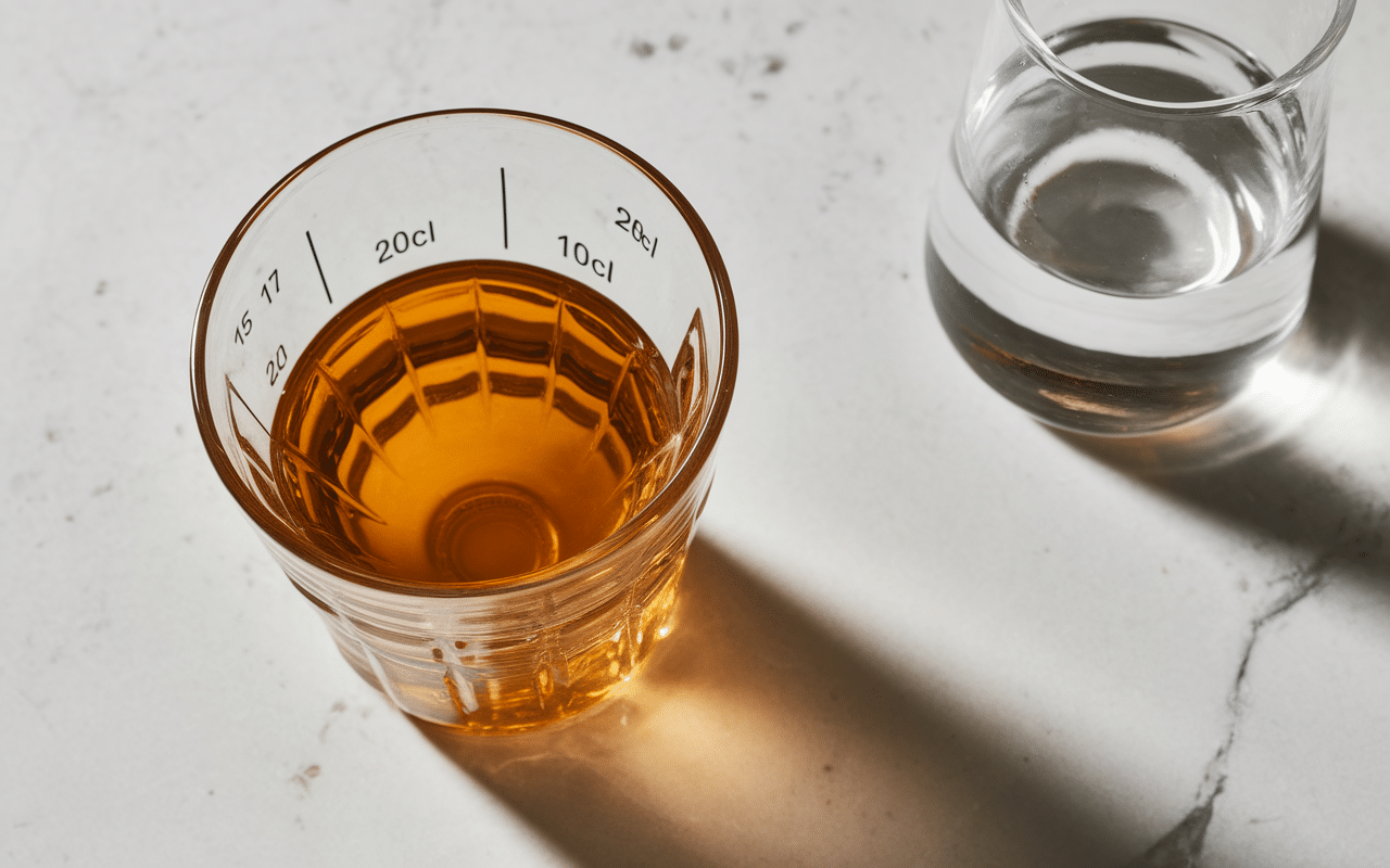 mesure dose ricard 2cl 10cl verre glaçons