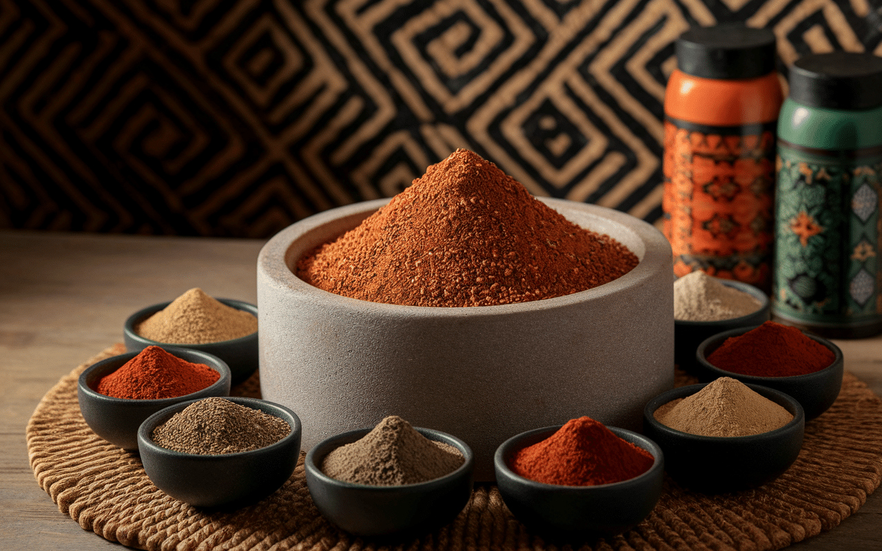 Epice kefta moulue mortier pilon décor oriental