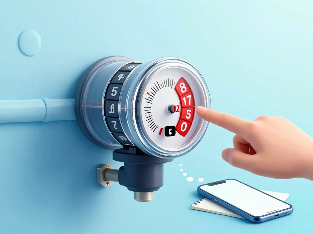 Comment lire un compteur d'eau à 8 chiffres, relevé pratique m3