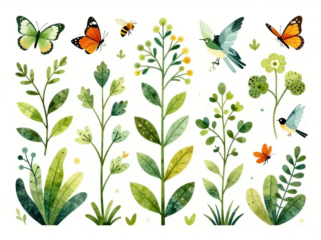 ängslilja faune prairie biodiversité