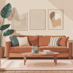 housse clic clac 140x200 banquette moderne illustration