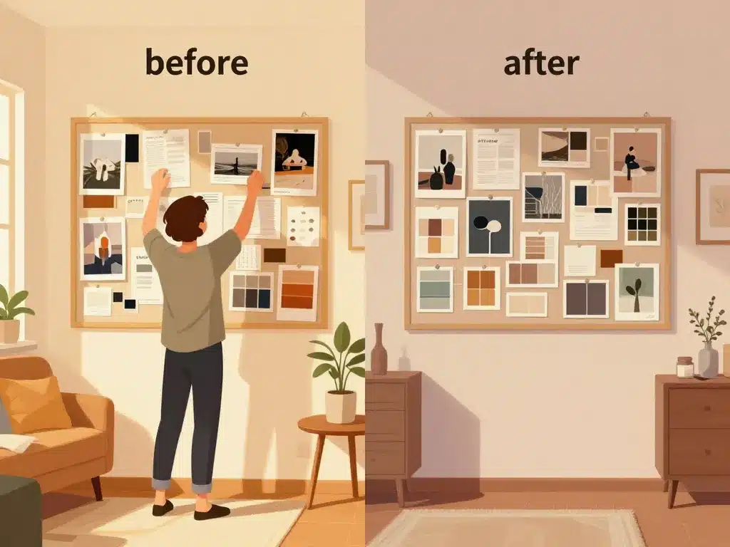 journal de la decoration transformation interieur illustration