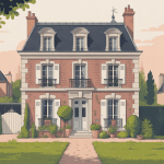 maison en meulière typique charme façade pierre et jardin