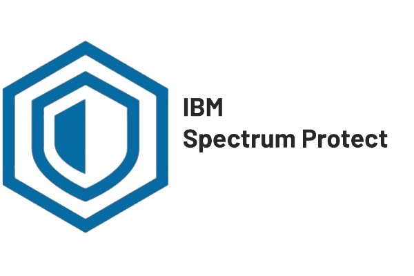 Logo of the backup software "IBM Spectrum Protect" that is compatible with BACKUP EAGLE® for Backup Reporting.