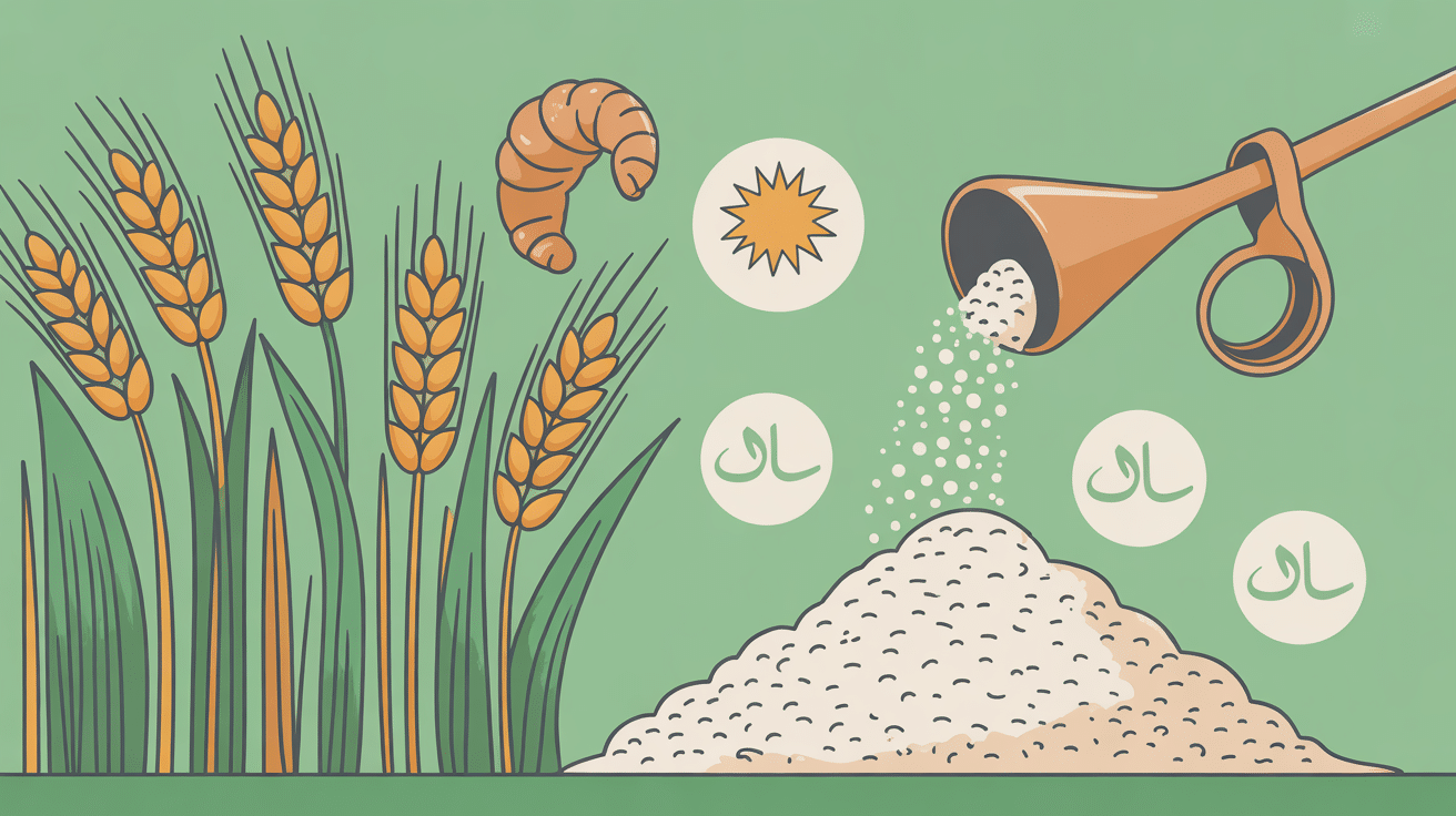 Illustration de l'origine maltodextrine halal