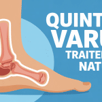 Illustration quintus varus traitement naturel pied nu déviation petit orteil