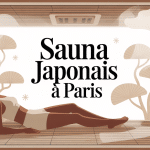 Sauna japonais Paris illustration cabine infrarouge zen