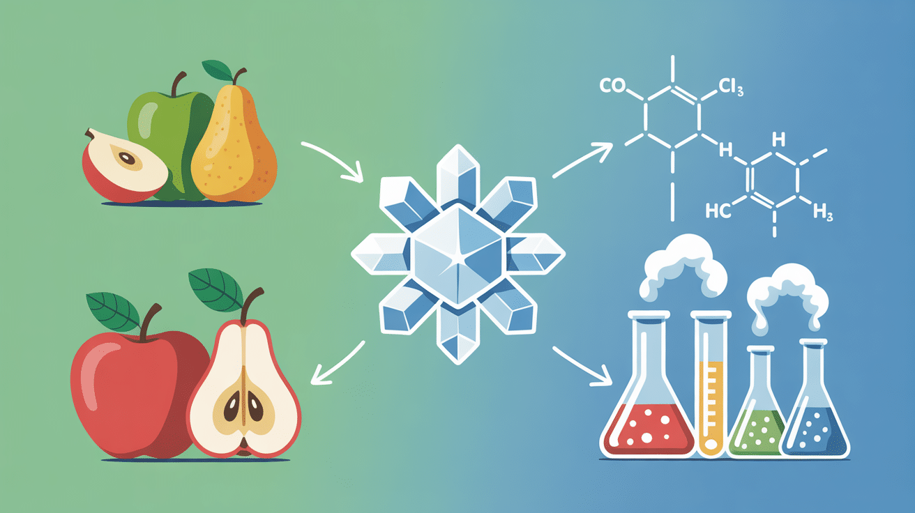 Transformation du sorbitol halal fruits procédé industriel alimentaire