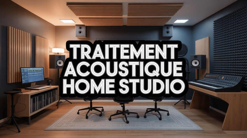 Studio professionnel avec traitement acoustique home studio