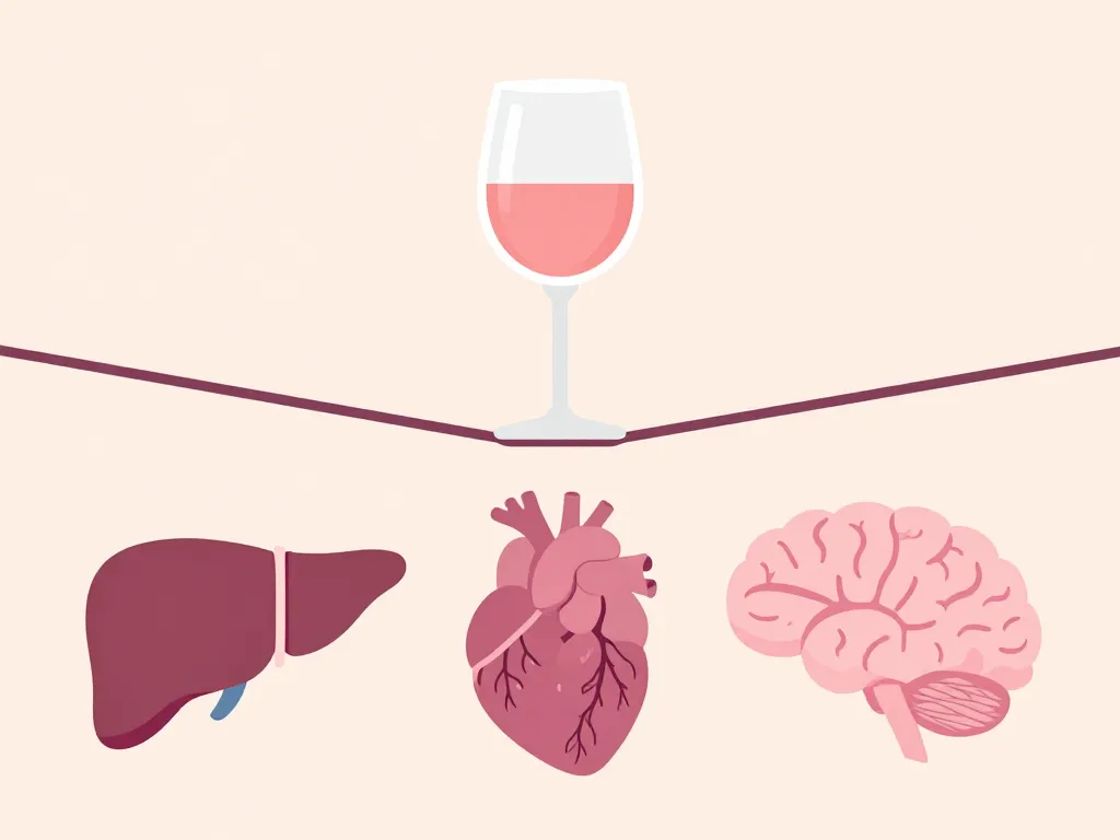 danger du vin rosé santé icônes risques