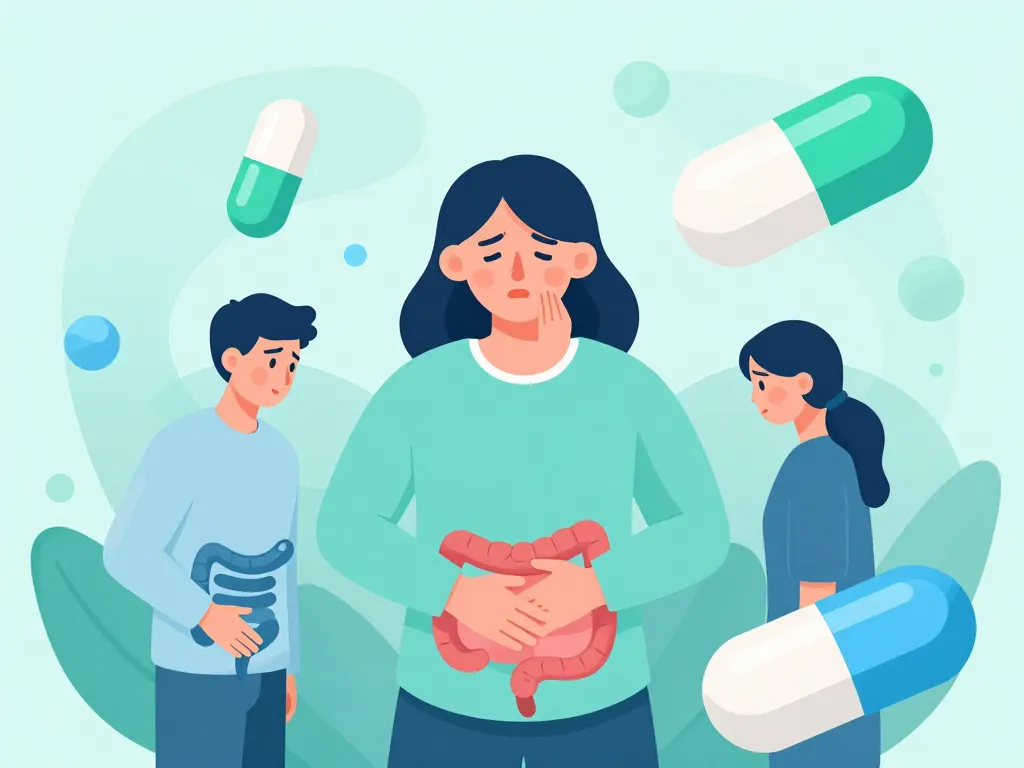 effets secondaires glucosamine chondroitine illustration troubles digestifs