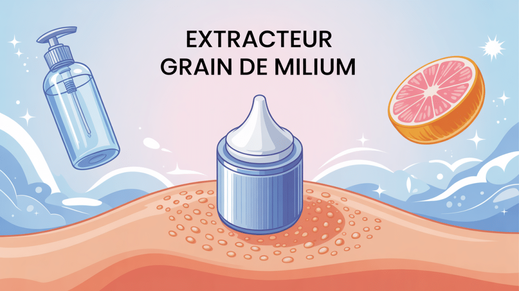 extracteur grain de milium pharmacie focus dermato moderne
