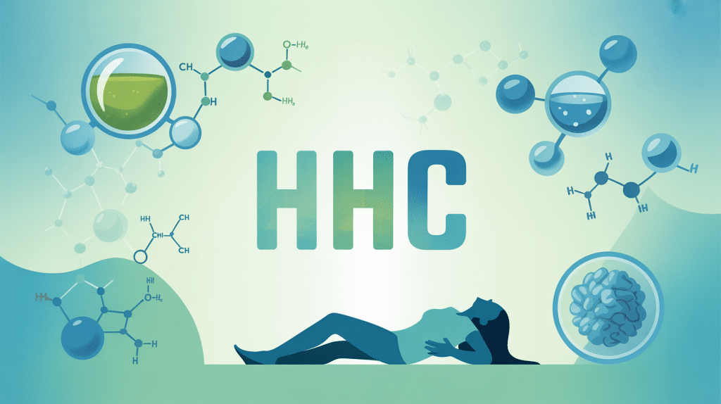 hhc effet molécules bien-être illustration