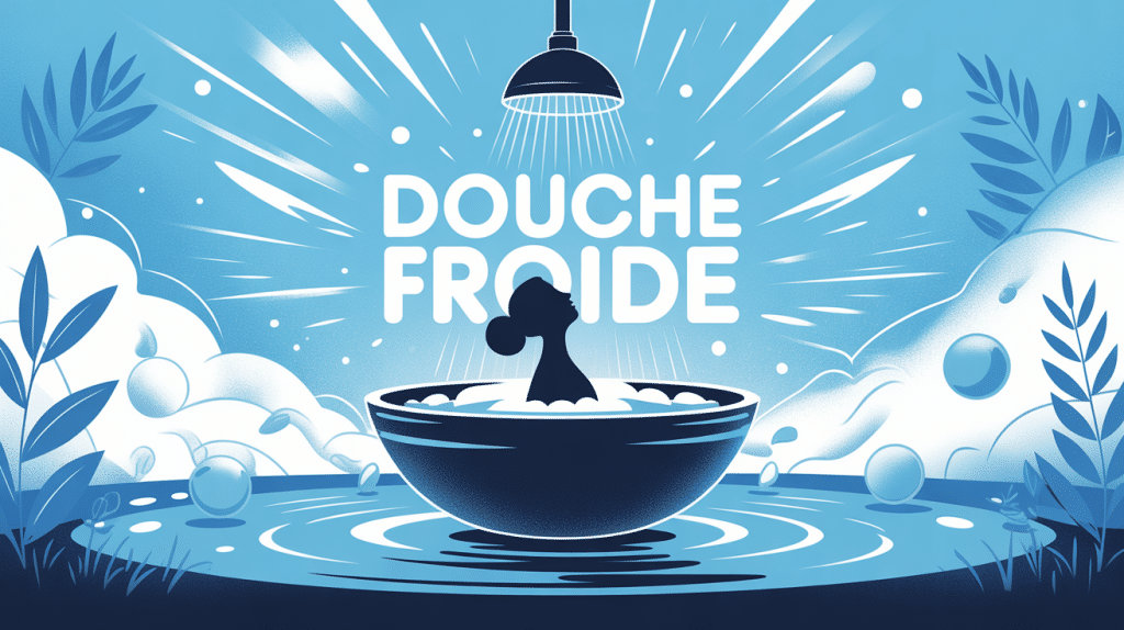 les 10 bienfaits de la douche froide illustration dynamique bien-être santé