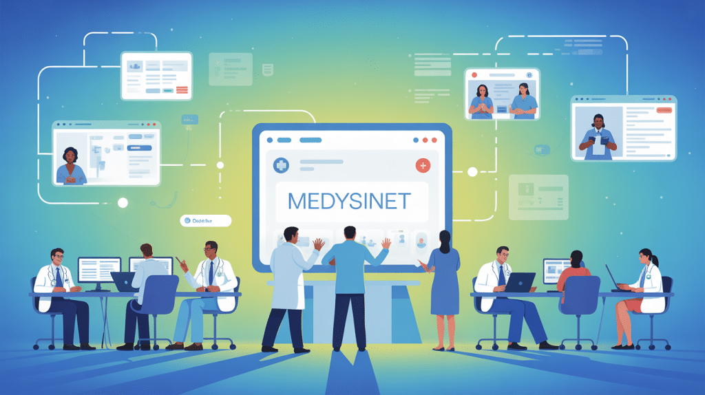 Illustration medysinet plateforme santé en ligne
