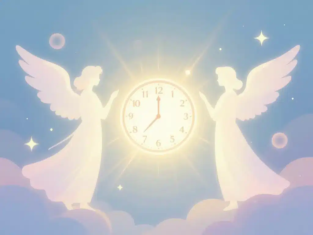 Image métaphorique sur 08h00 signification, spiritualité et anges