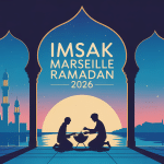 illustration vectorielle imsak marseille ramadan 2026