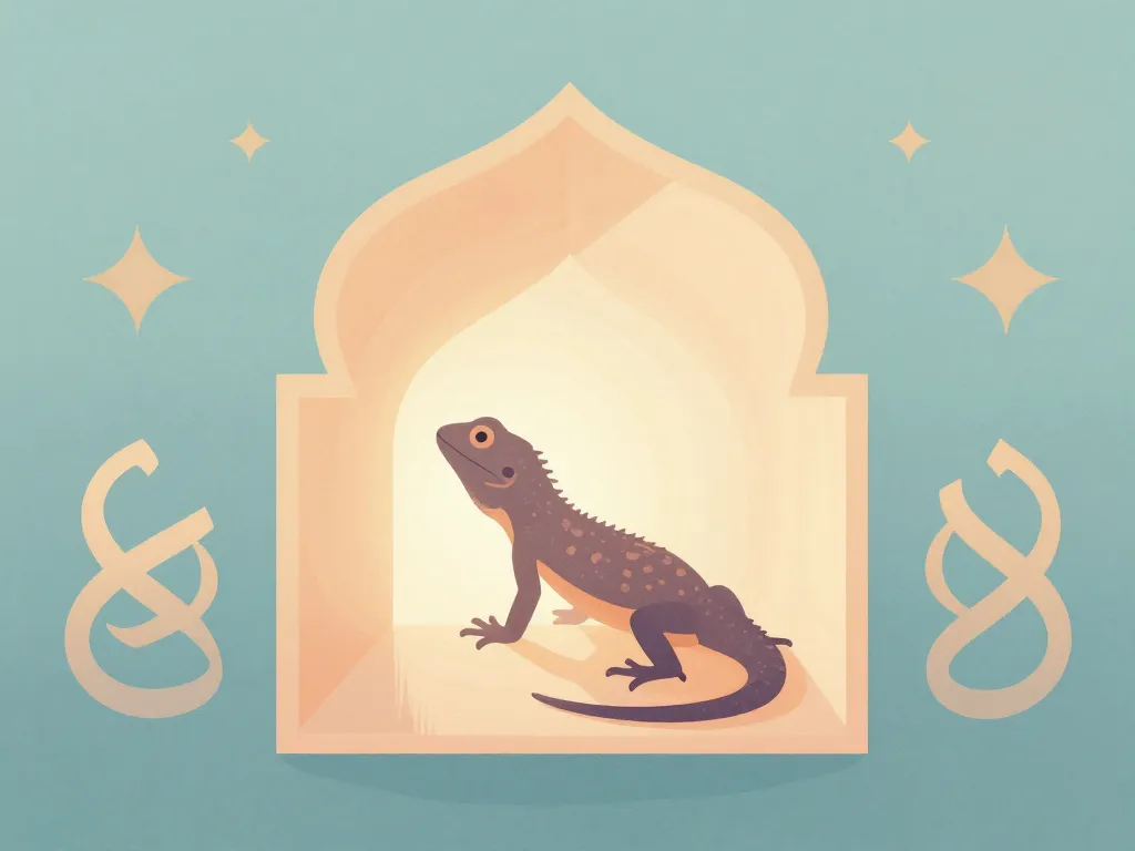 Signification lézard dans une maison en islam vue spirituelle