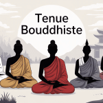 Illustration tenue bouddhiste traditions principales