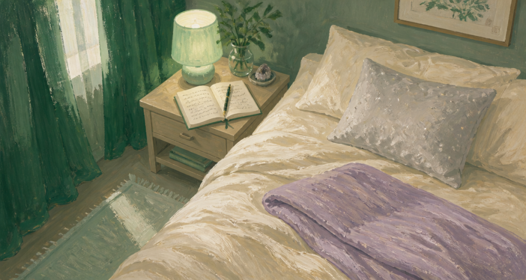 comment trouver le sommeil rapidement chambre paisible