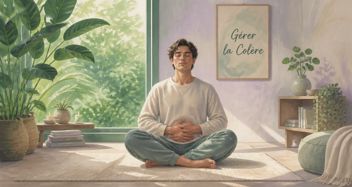 Gérer sa colère avec respiration profonde
