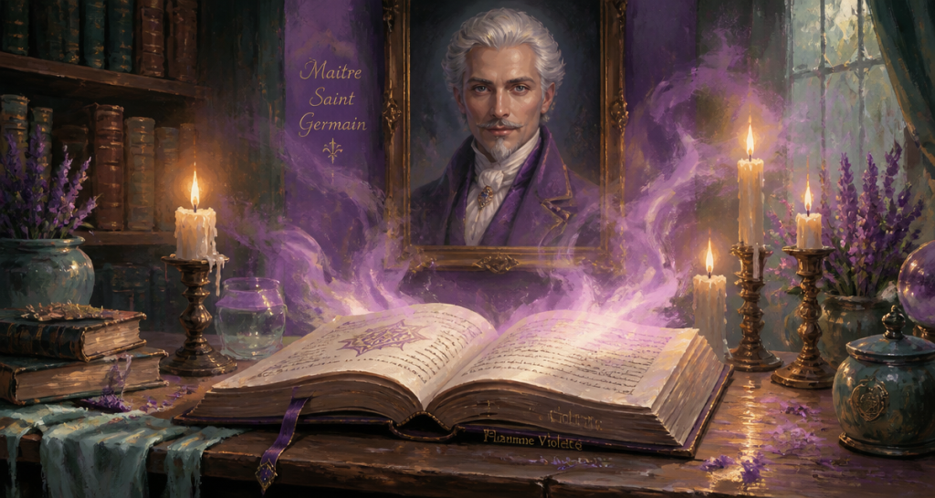 maître saint germain flamme violette livre