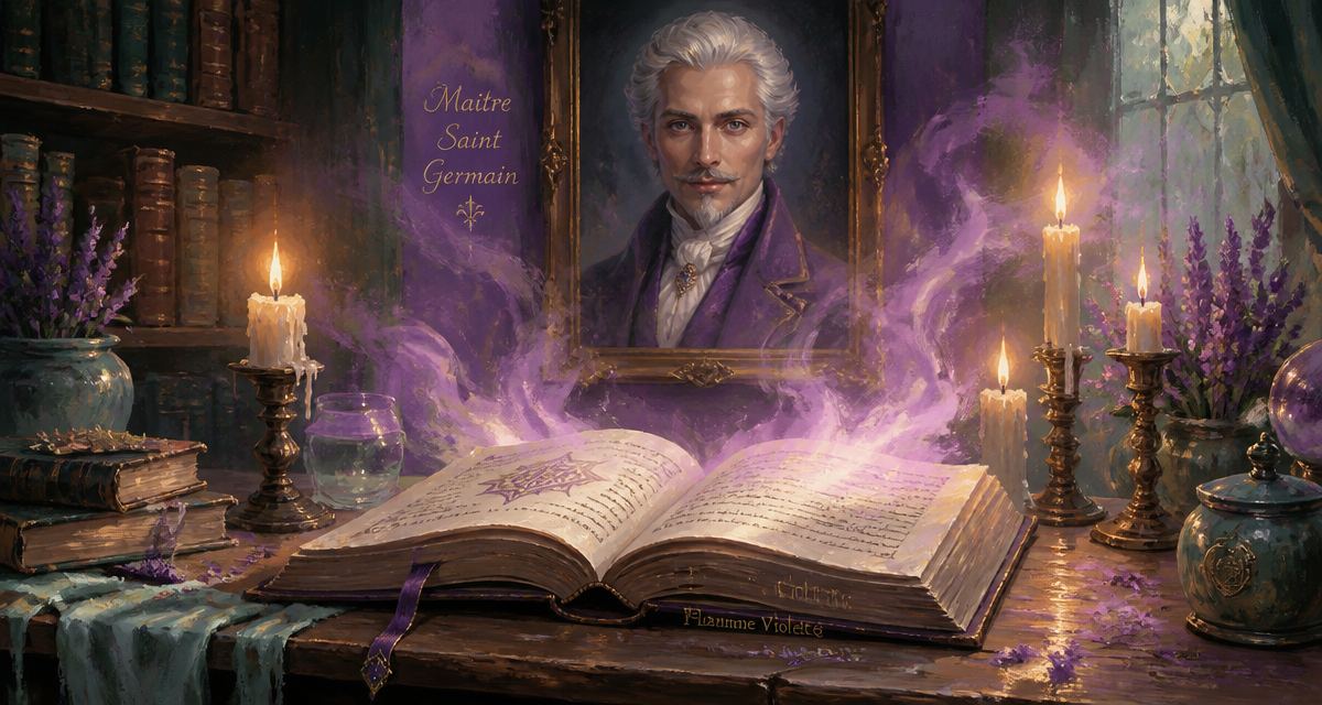 maître saint germain flamme violette livre