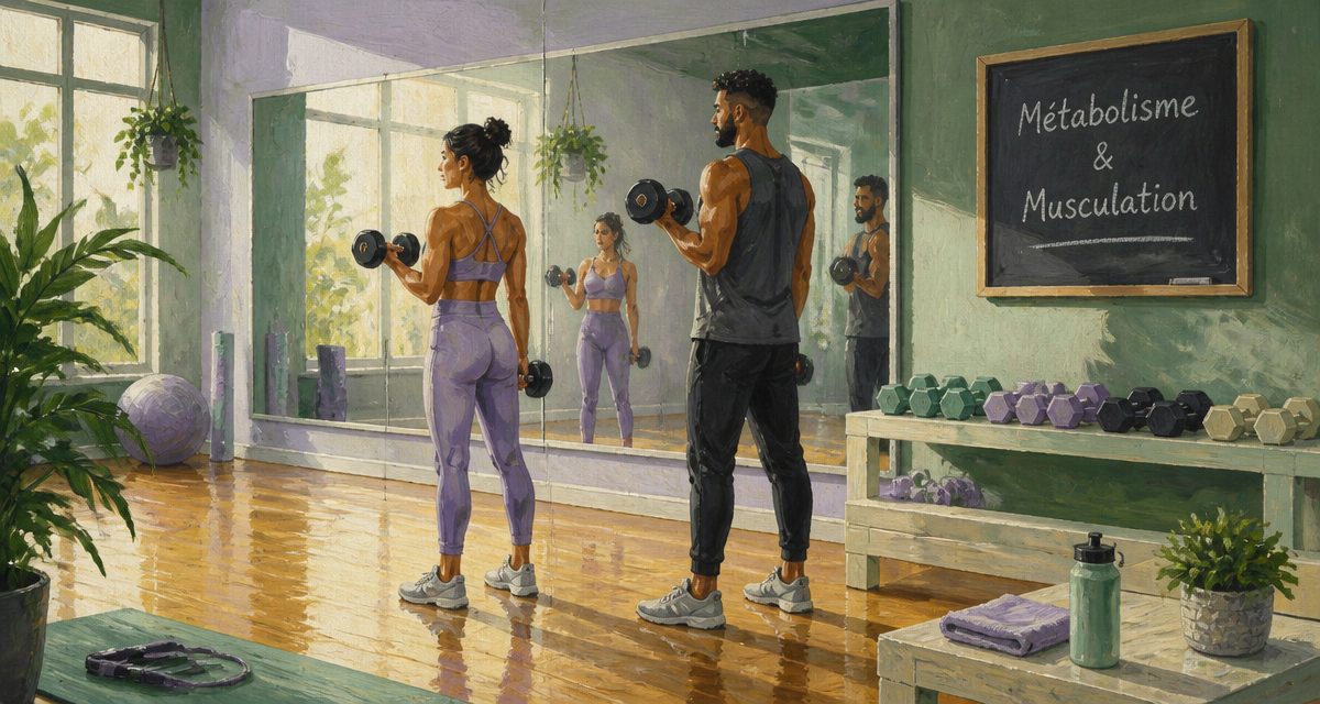 métabolisme et musculation en salle de sport