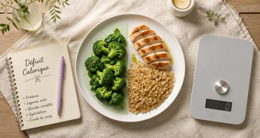 nutrition perdre du poids table repas sain
