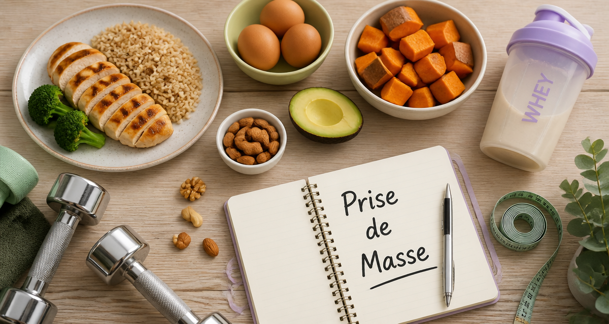 Prise de masse musculaire aliments table