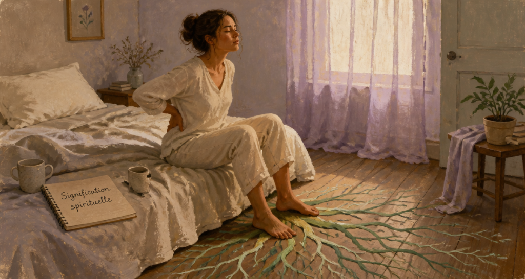 sciatique signification spirituelle douleur introspective racines