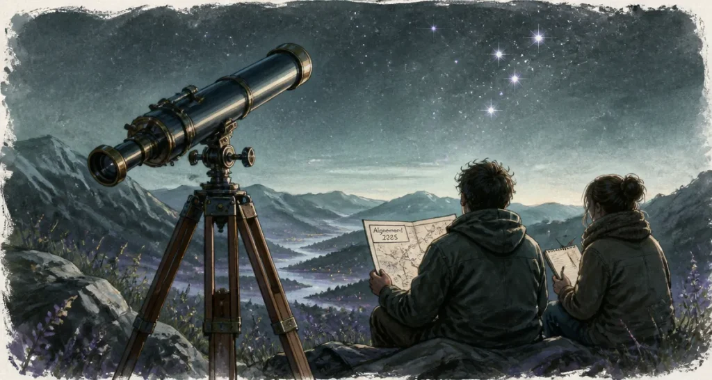 Alignement des planètes signification spirituelle 2025, constellation guide : 6 dates clés