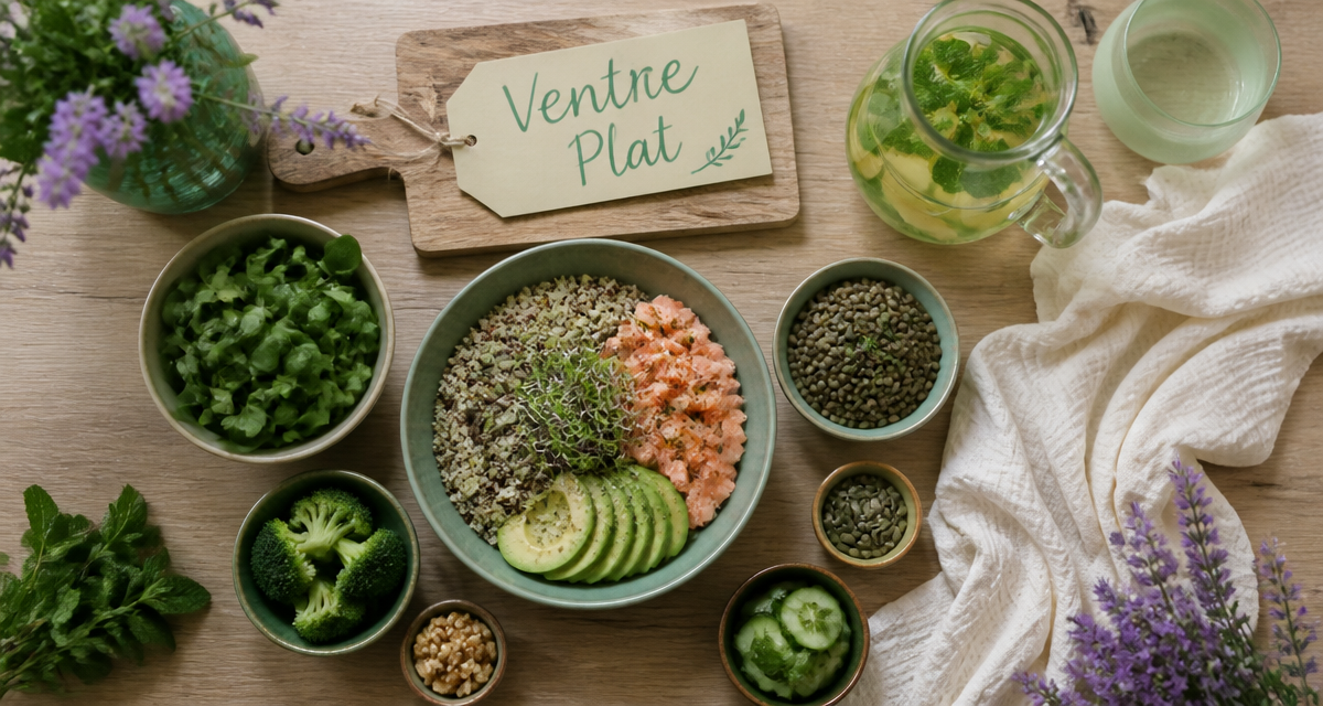 aliment pour perdre le ventre plat bowl quinoa saumon